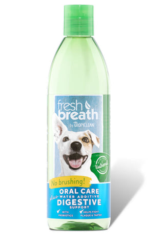 Fresh Breath - Oral Care Water Additive for Dogs Plus Digestive Support