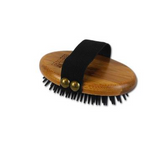 Bamboo Curry Brush with Rubber Bristles
