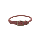 Rustic Rolled Leather Collar