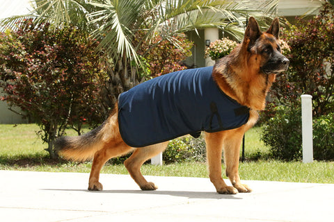 Dog Cooling Blanket - Navy